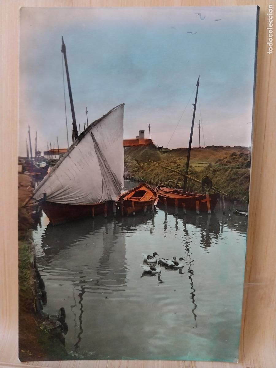 Postales: CANAL ALBUFERA VALENCIA ED ORO 316 SC ORIGINAL BARCA COLOREADA ORIGINAL ANTIGUA