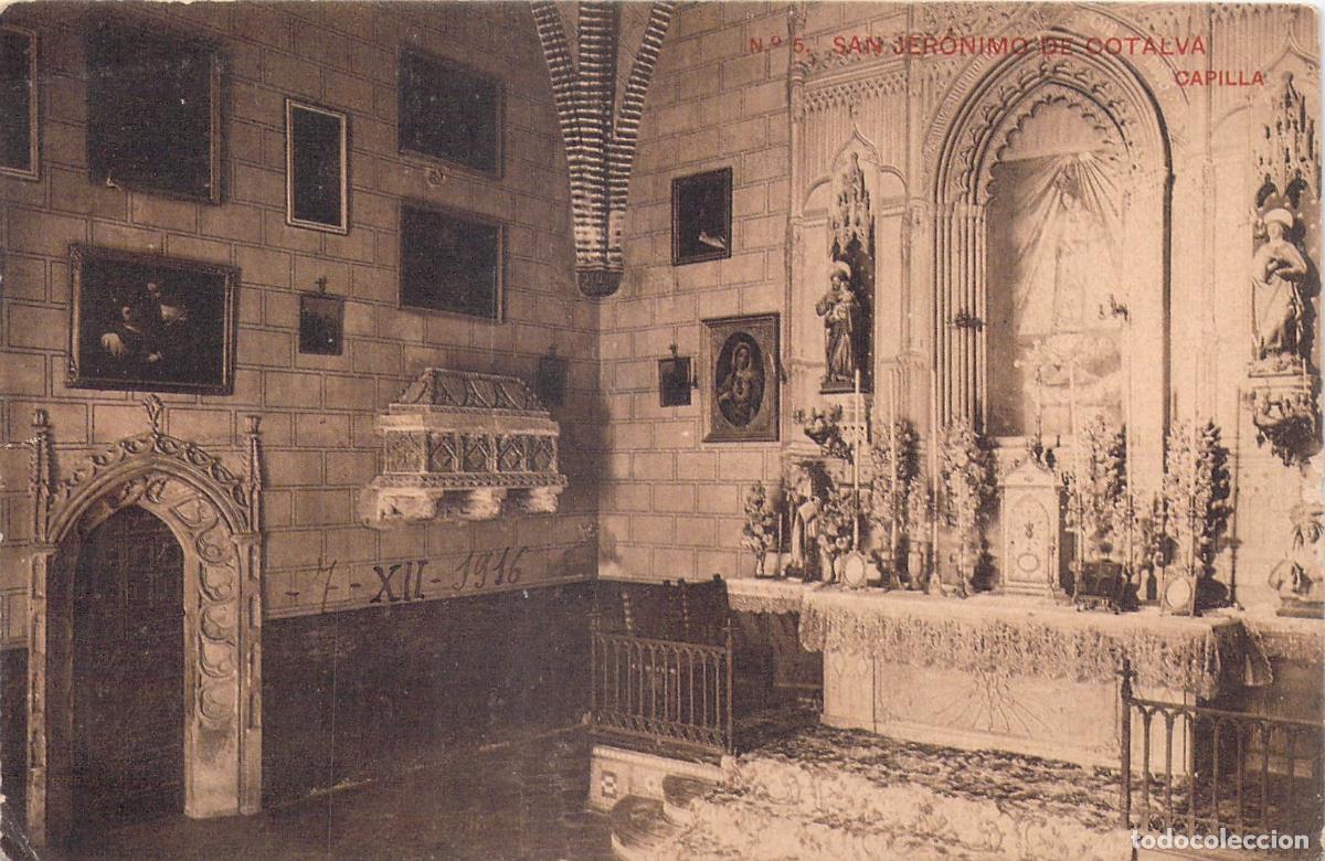 Postales: Postal de la Capilla, Monasterio de San Jer&oacute;nimo de Cotalba