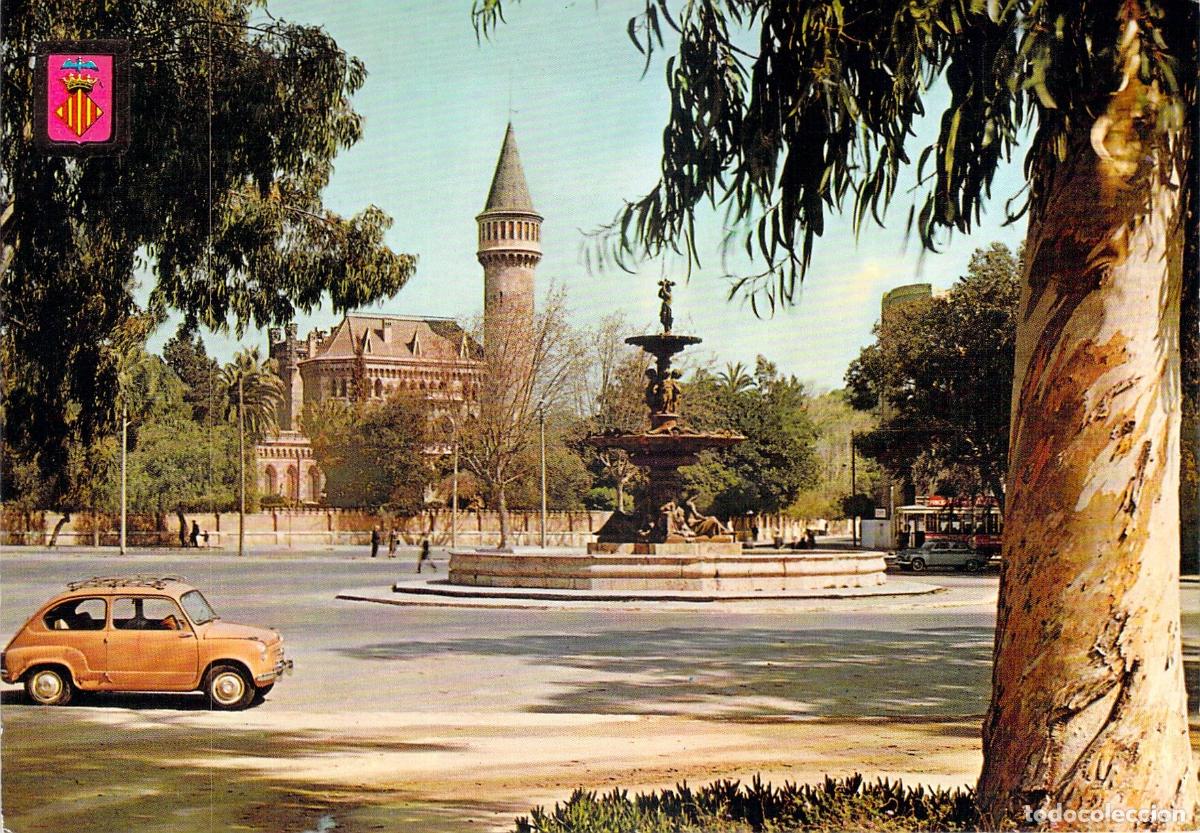 Postales: Postal de Valencia Alameda y Palacio de Ripalda