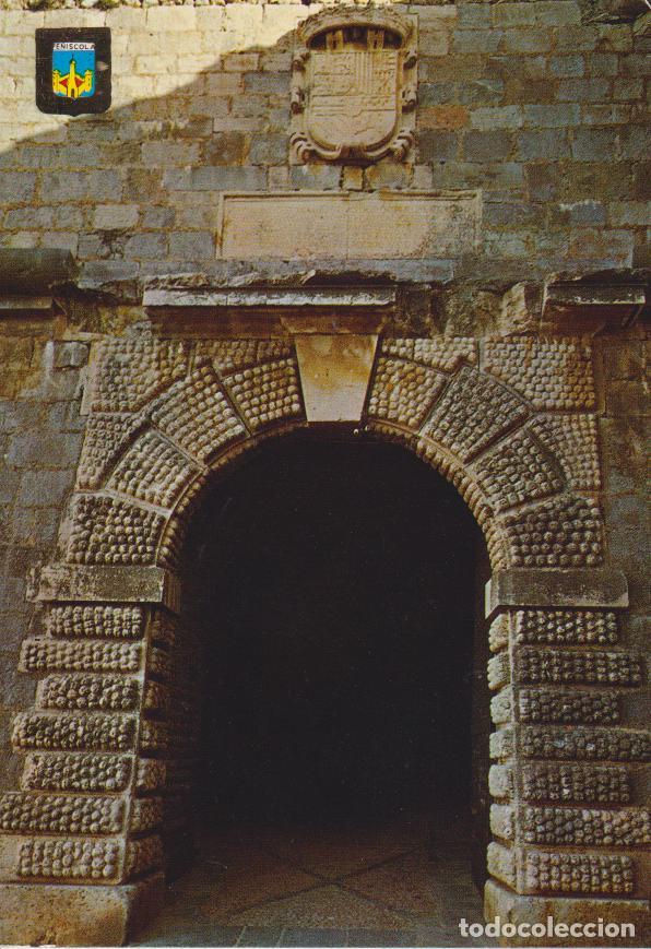 Postales: PE&Ntilde;ISCOLA (CASTELLON) PUERTA DE FELIPE II - COMAS ALDEA N&ordm;17 - S/C