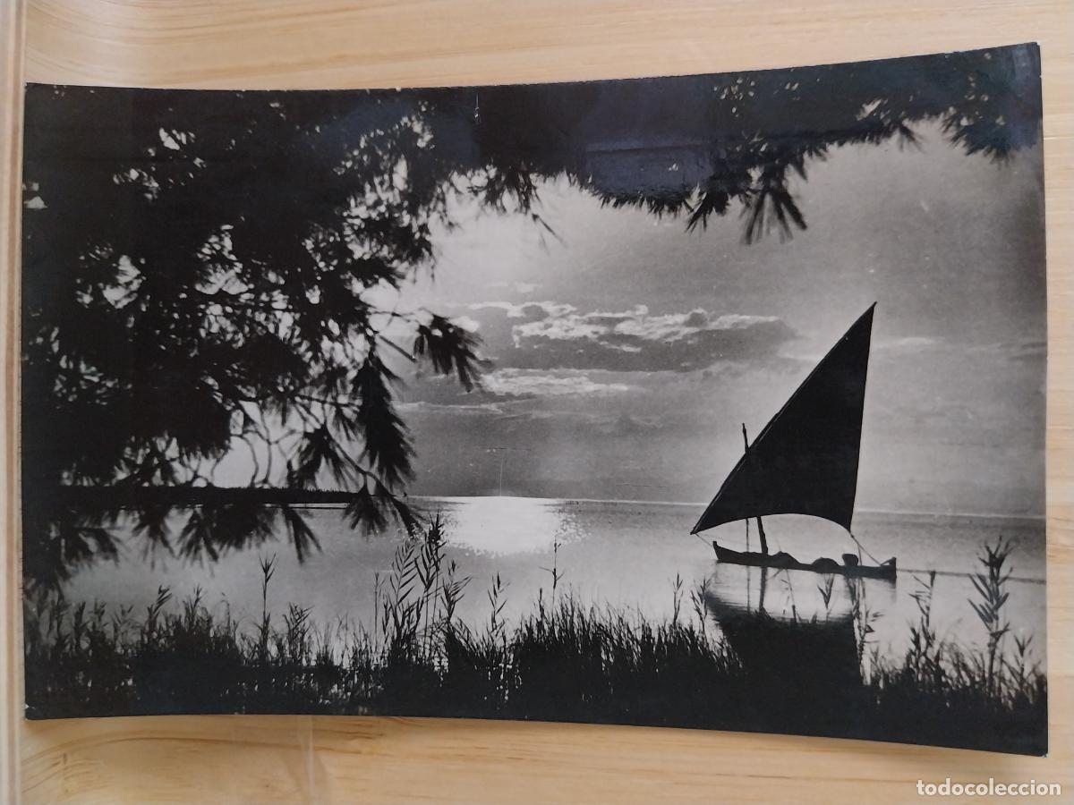 Postales: ALBUFERA PUESTA SOL VALENCIA ED JDP FOTO PENFEL ESCRITA 1959 ORIGINAL