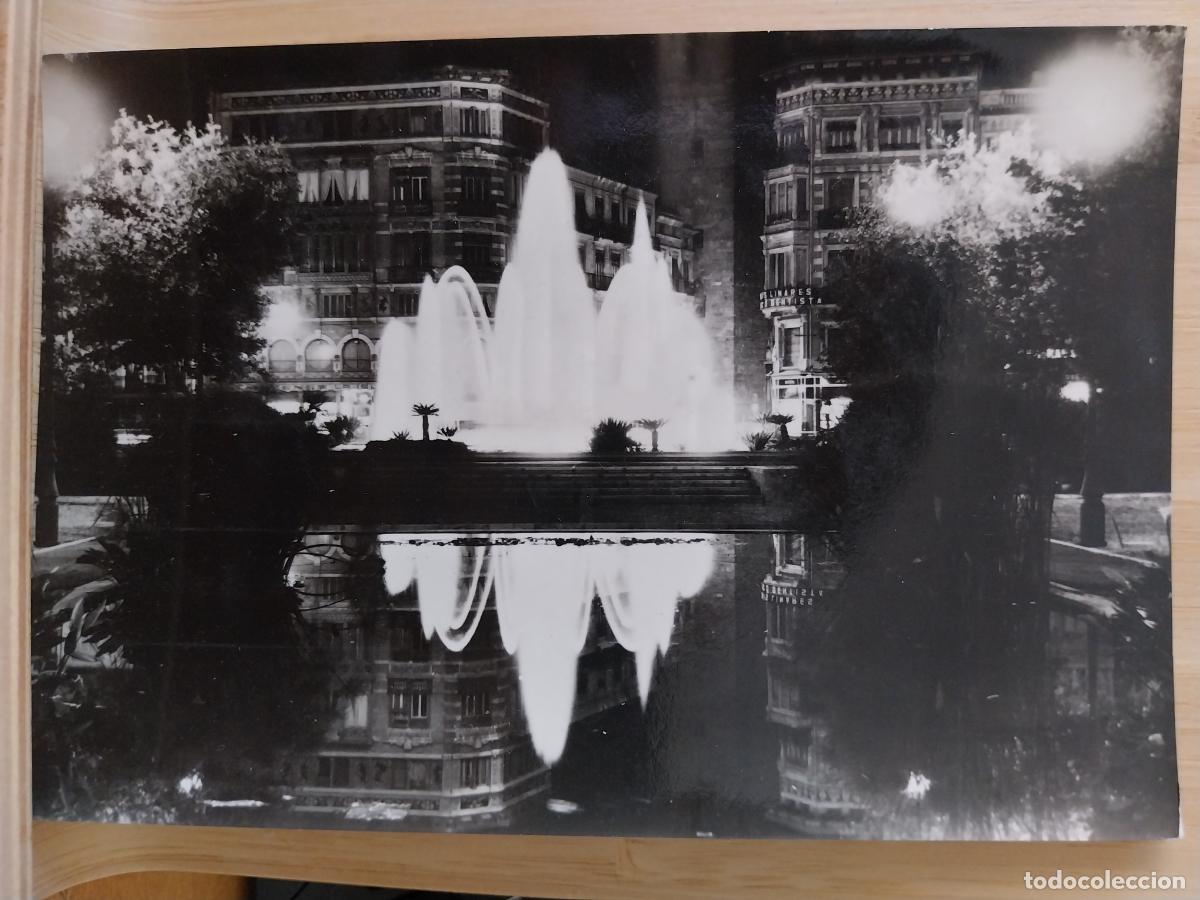 Postales: PLAZA DE LA REINA NOCTURNA VALENCIA ED JDP DURA 61 ESCRITA BN