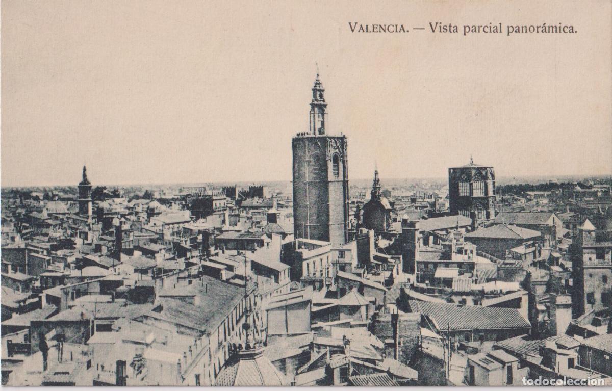 Postales: VALENCIA, VISTA PARCIAL PANOR&Aacute;MICA - JDP - S/C