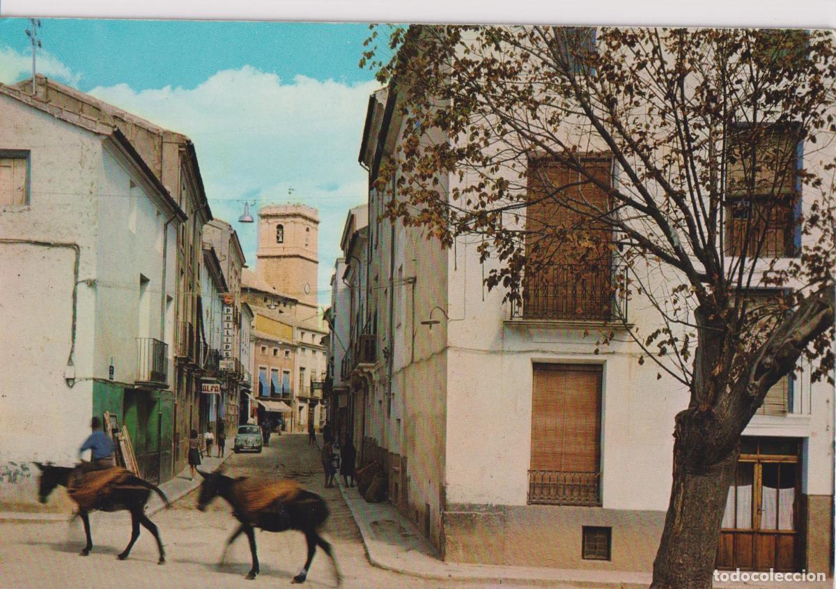 Postales: AYORA (VALENCIA) CALLE DE JOSE ANTONIO, BURROS - VDA.DE LEOVIGILDO N&ordm;3 - ESCRITA