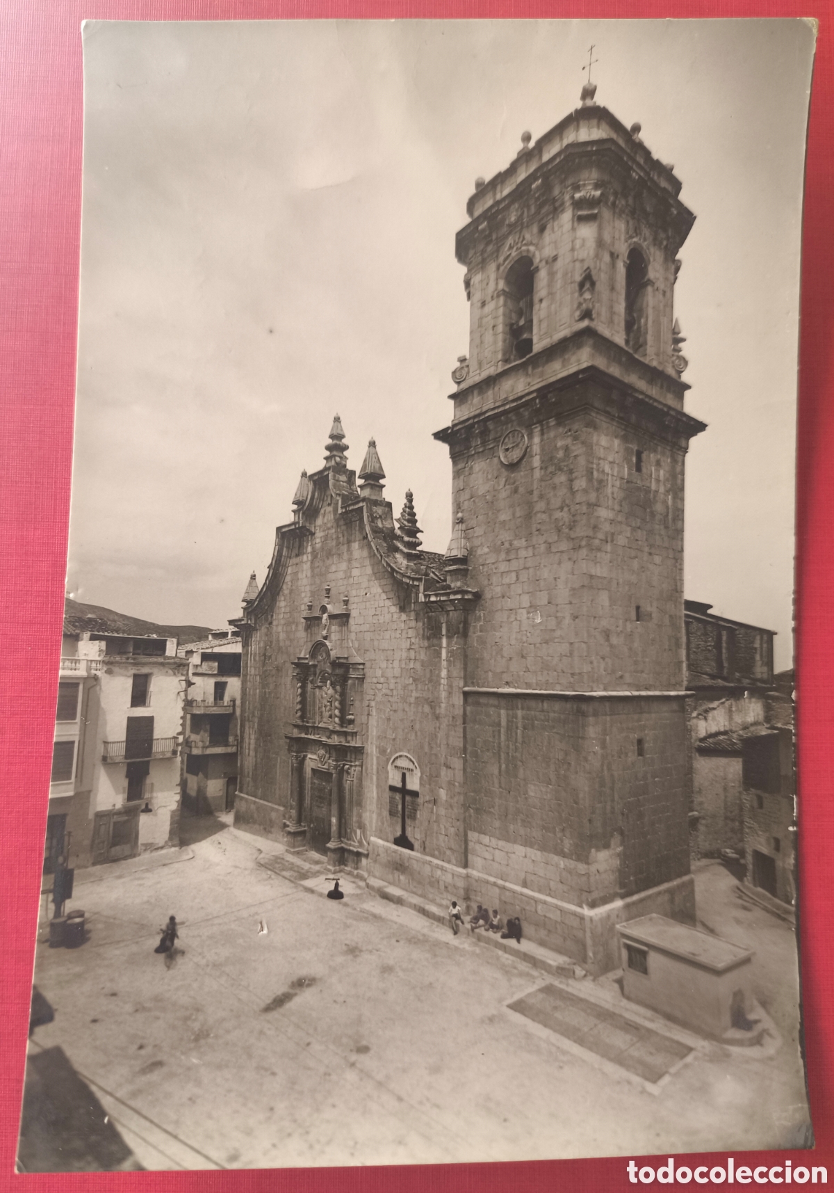 Postales: LA JANA PLA&Ccedil;A MAJOR ESGL&Eacute;SIA SANT BARTOMEU POSTAL FOTOGR&Aacute;FICA CASTELL&Oacute; C. 1960