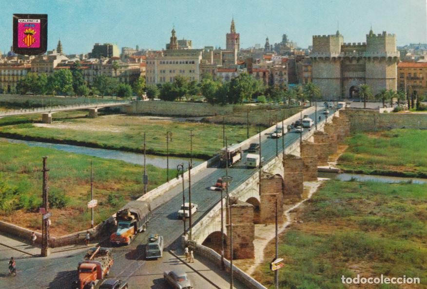 Cartes Postales: VALENCIA, PUENTE Y TORRES DE SERRANOS - ESCUDO DE ORO N&ordm;951 - S/C