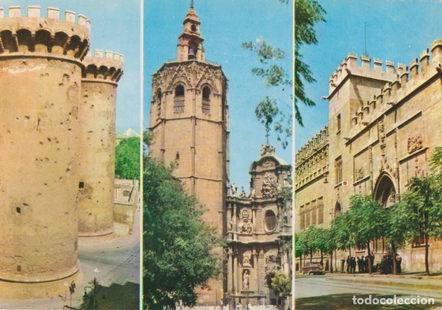 Postales: VALENCIA, TORRES CUARTE, MIGUELETE, LONJA - ORTIN ROYO N&ordm;7 - S/C