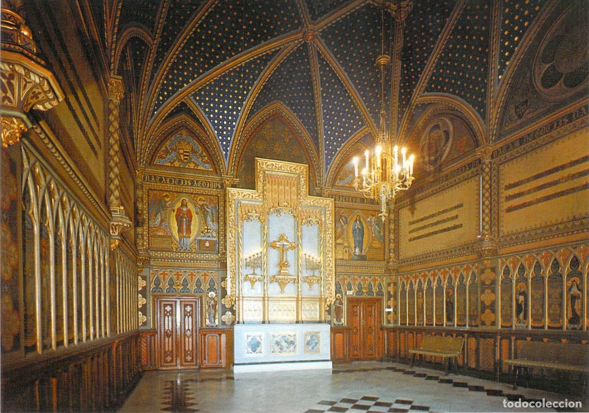 Postais: Postal Palacio del Santo Duque Gandia Capilla G&oacute;tica