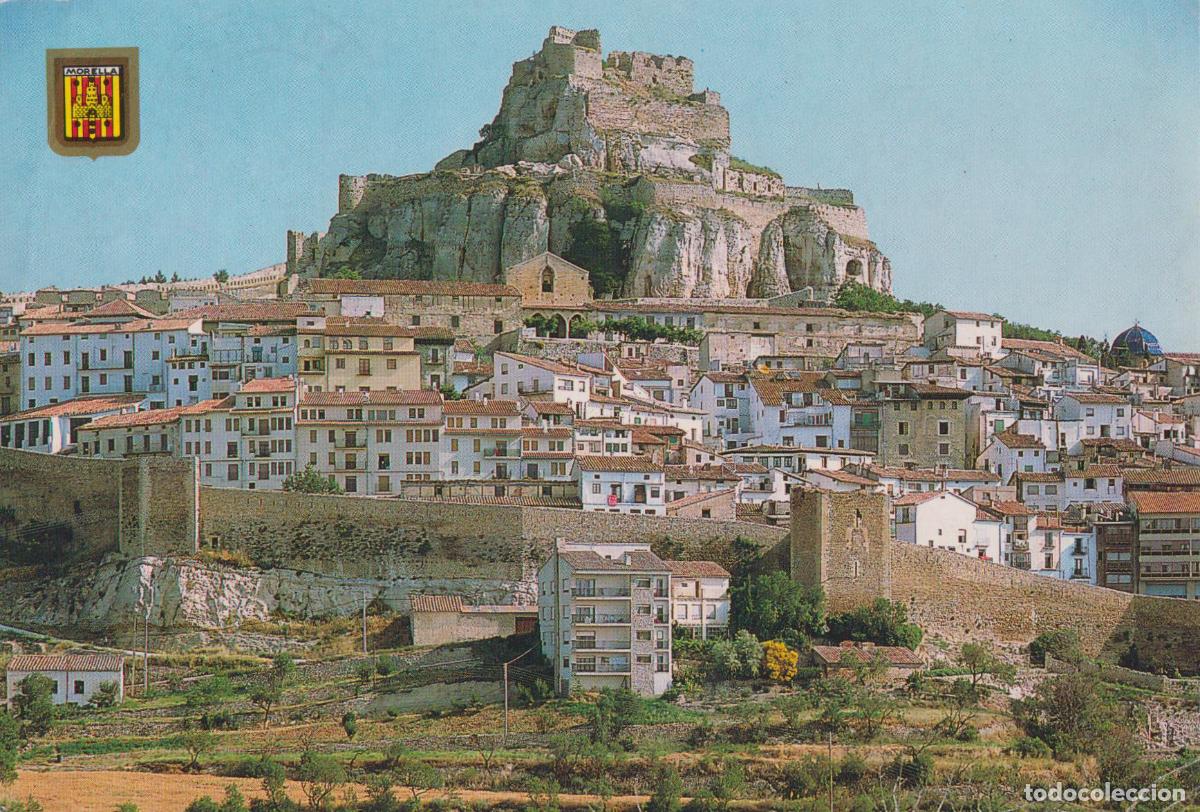 Postais: MORELLA (CASTELL&Oacute;N) VISTA GENERAL - ESCUDO DE ORO N&ordm;54 - CIRCULADA