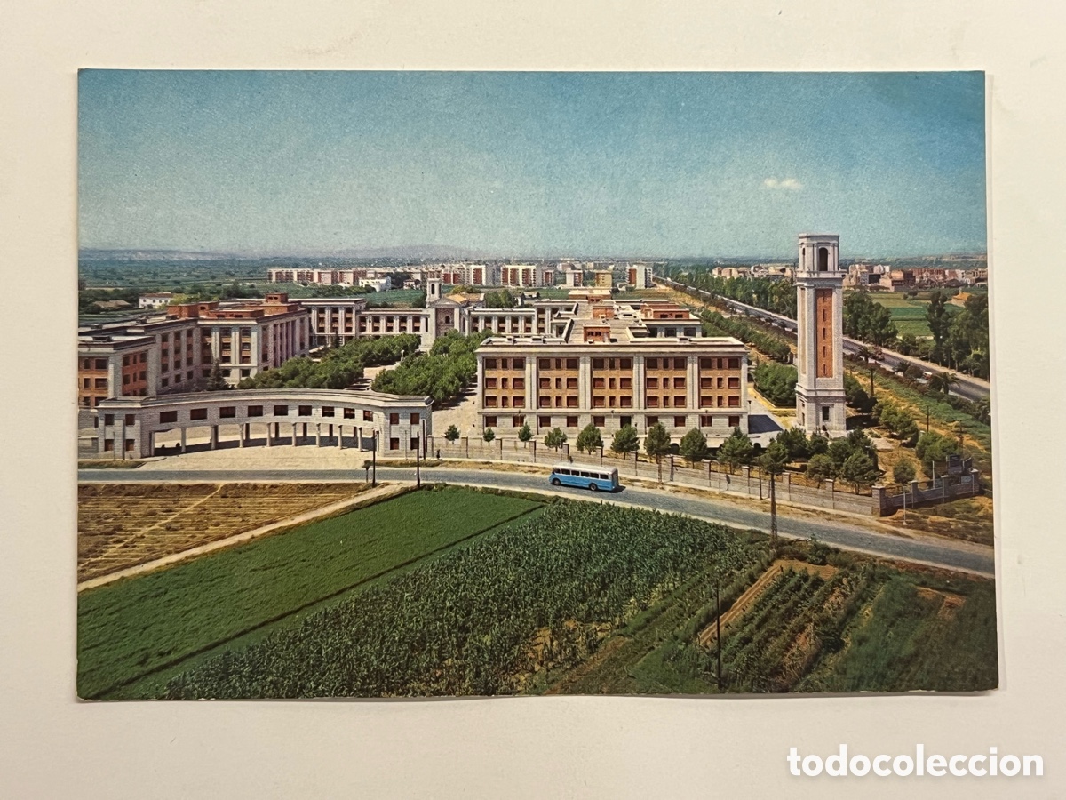 Postales: VALENCIA. Postal Serie 19, n 33 Hospital Provincial. Avenida de Castilla. Edic., Zerkowitz (h.1960?)