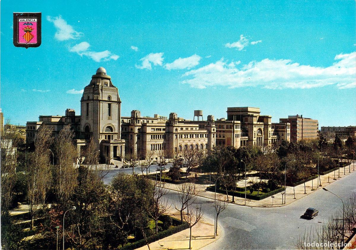 Postales: Postal Avenida de Valencia al Mar y Edificios Universitarios