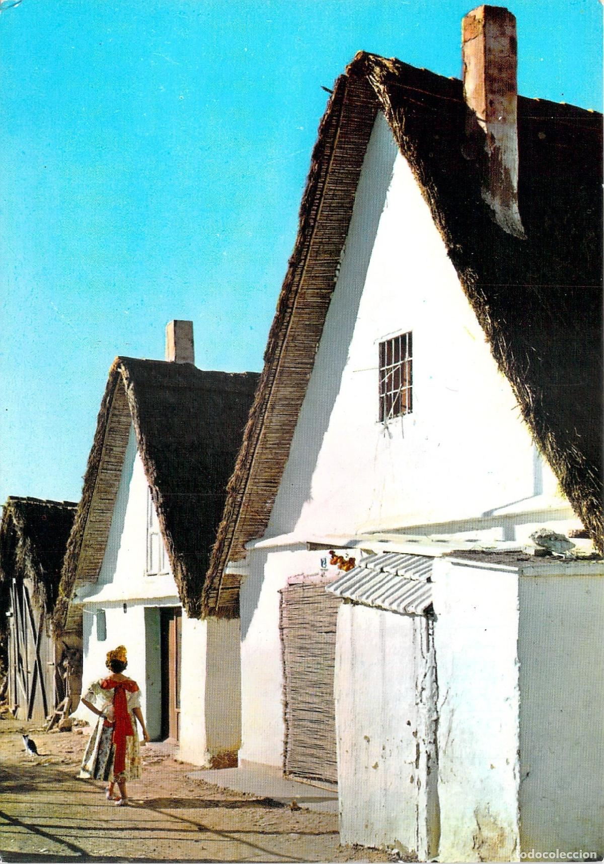 Postales: Postal Barracas Valencianas Tradicionales y Traje T&iacute;pico
