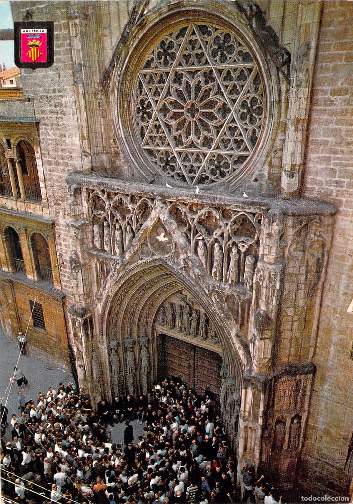 Postales: Postal Valencia Tribunal de las Aguas y Catedral