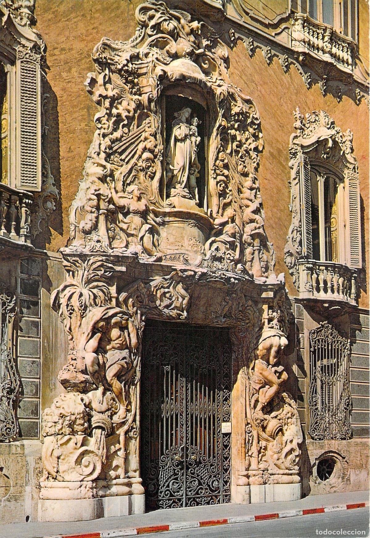 Postales: Postal Palacio del Marqu&eacute;s de Dos Aguas Valencia y Museo de Cer&aacute;mica