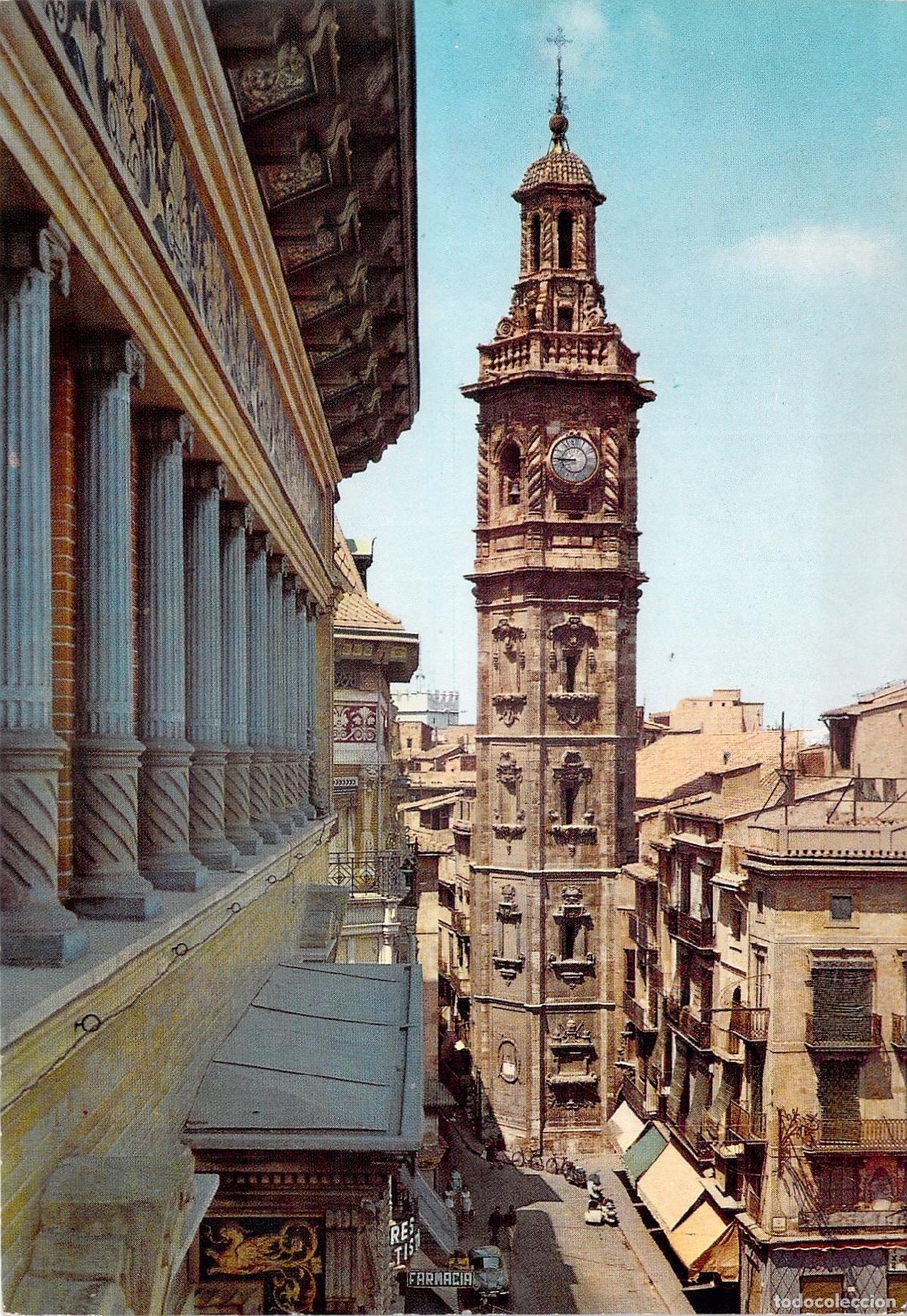 Postales: Postal de la Torre de Santa Catalina en Valencia