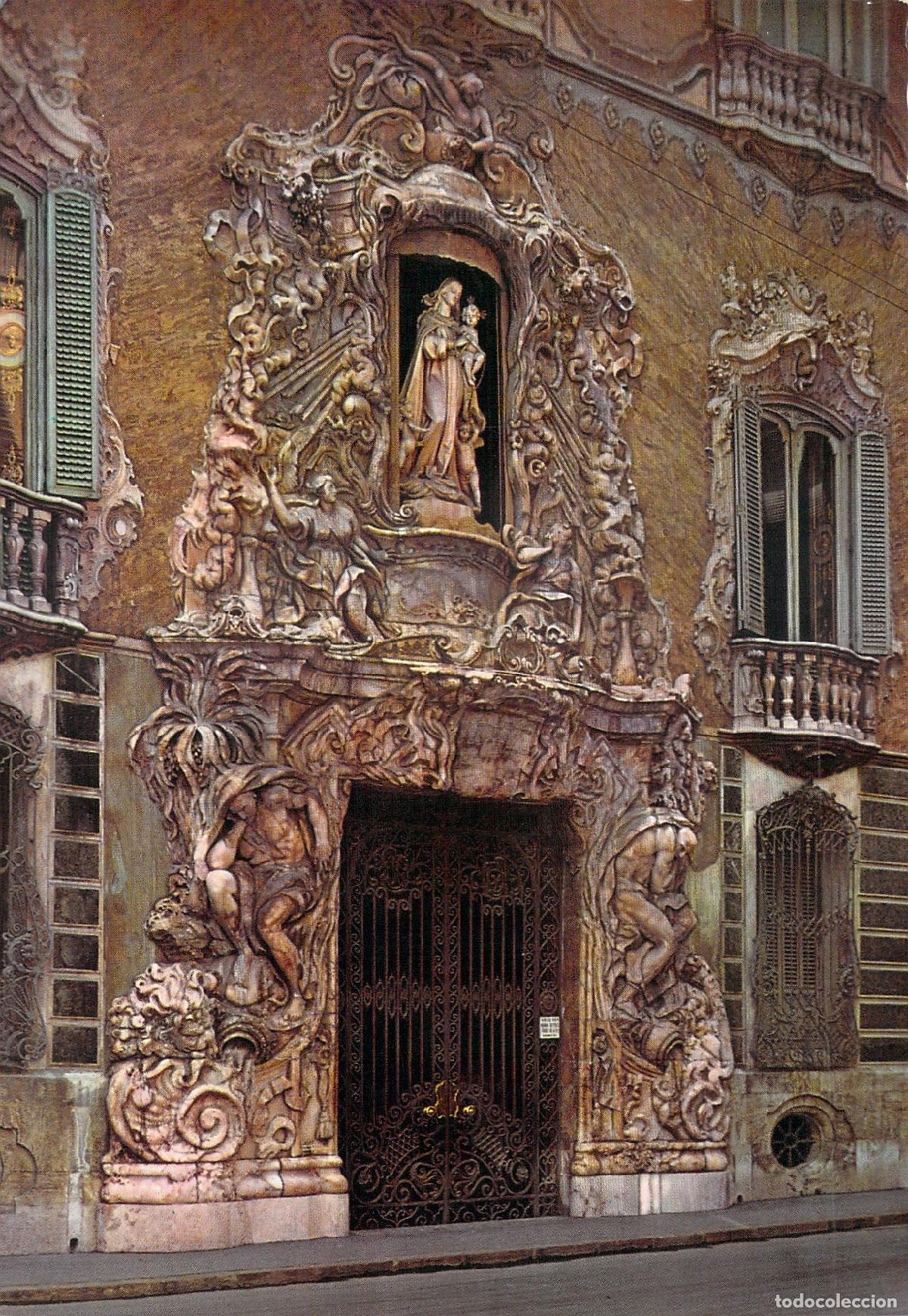 Postales: Postal Valencia Palacio del Marqu&eacute;s de Dos Aguas Portada Principal