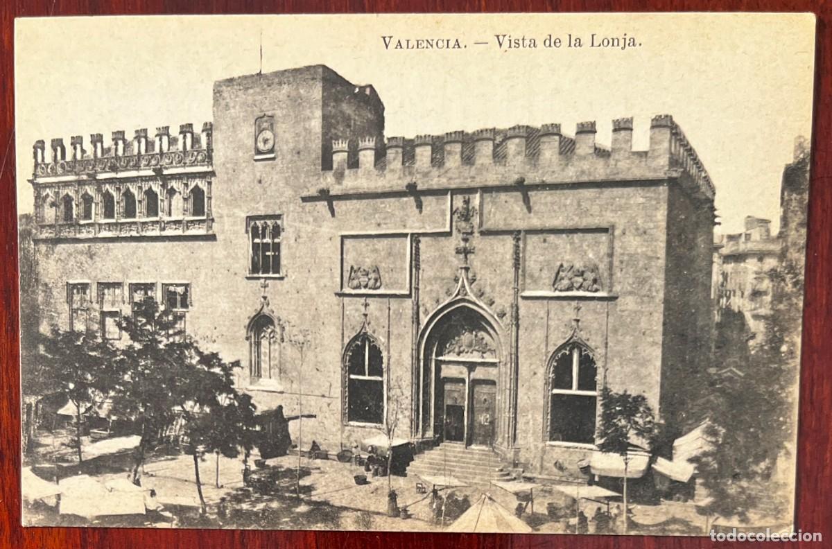 Postales: VALENCIA, VISTA DE LA LONJA, LACOSTE, COLECCION ESPA&Ntilde;A MONUMENTAL E HISTORICA SERIE XII N&ordm; 68