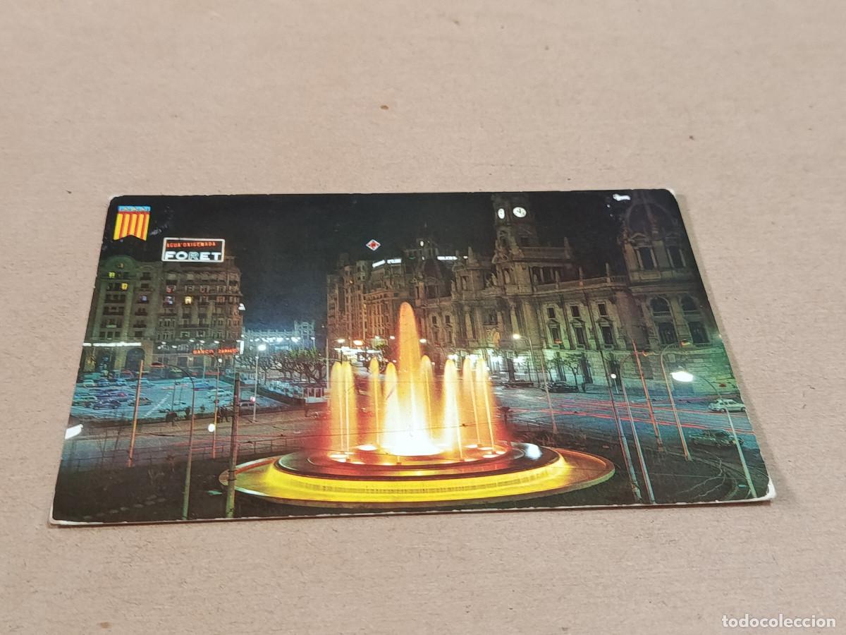 Postales: VALENCIA - POSTAL VALENCIA - FUENTE PLAZA DEL CAUDILLO