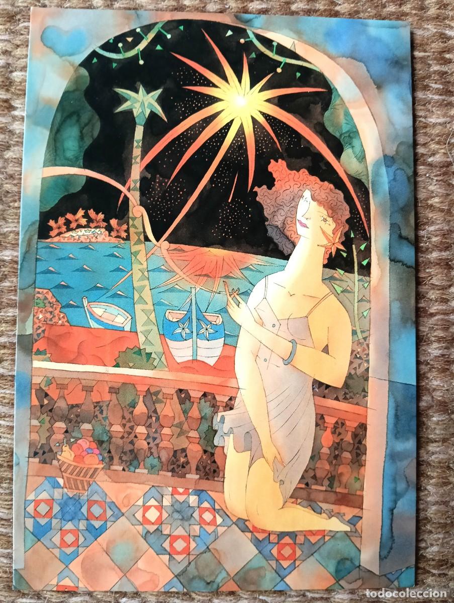 Postales: ALTEA - CASTELL DE L'OLLA - ILUSTRACION MIGUEL CALATAYUS