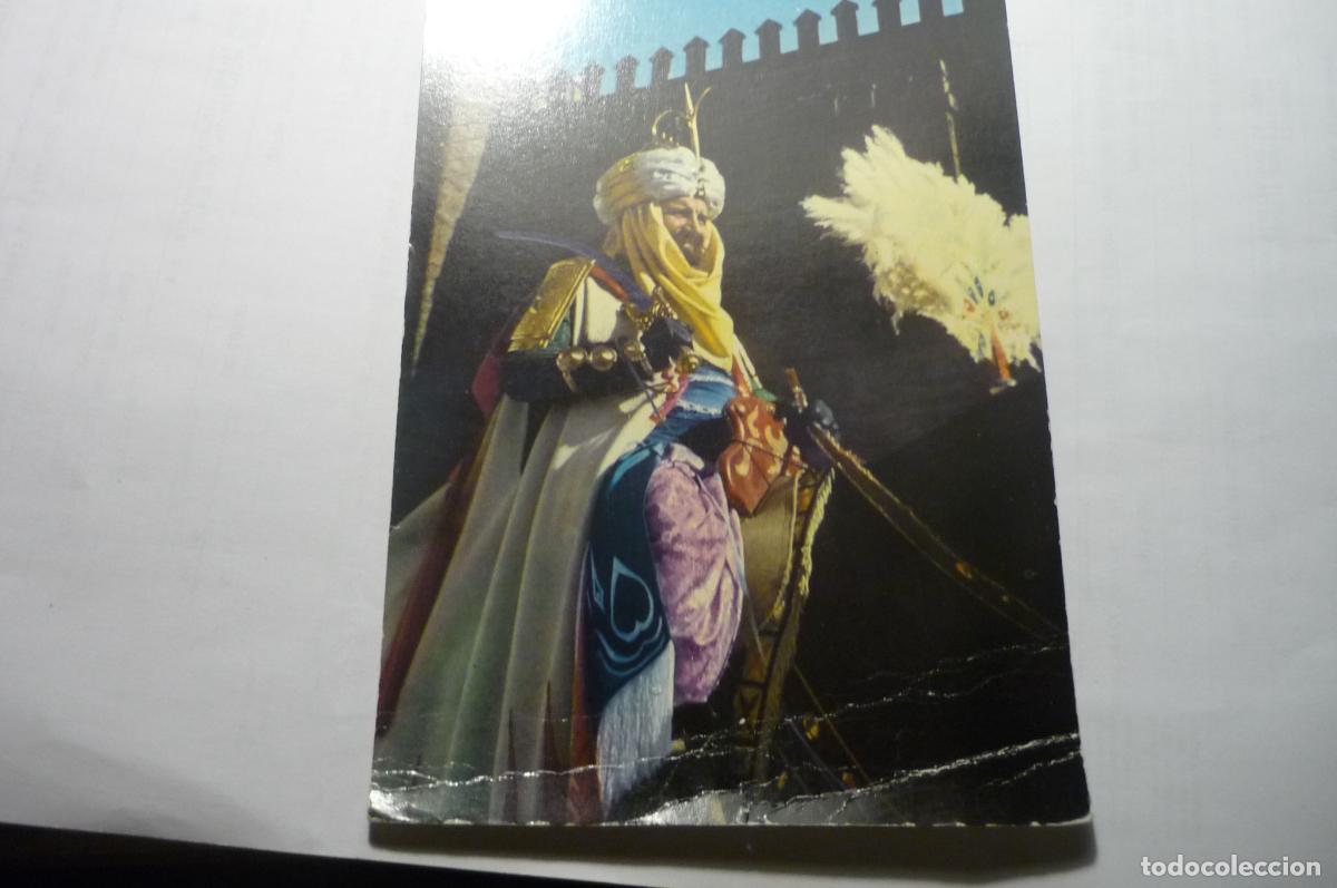 Postales: postal alcoy fiestas moros y cristianos -capitan moro escrita cm