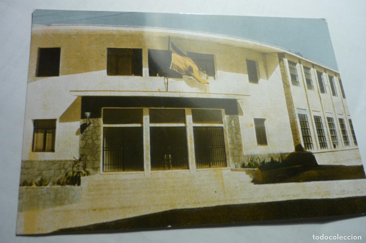 Postales: postal albaida instituto- circulada cm