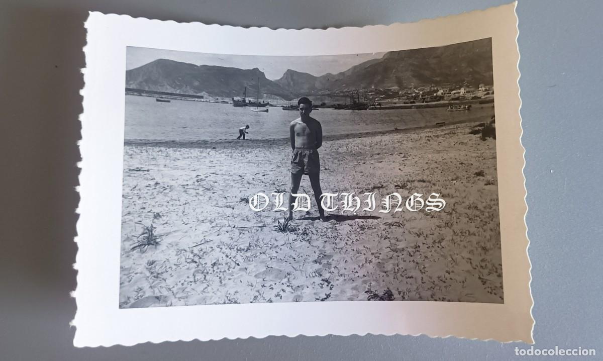 Postales: FOTOGRAFIA DE BENIDORM, ALICANTE, A&Ntilde;O 1958, MIDE 10 X 7 CMS.