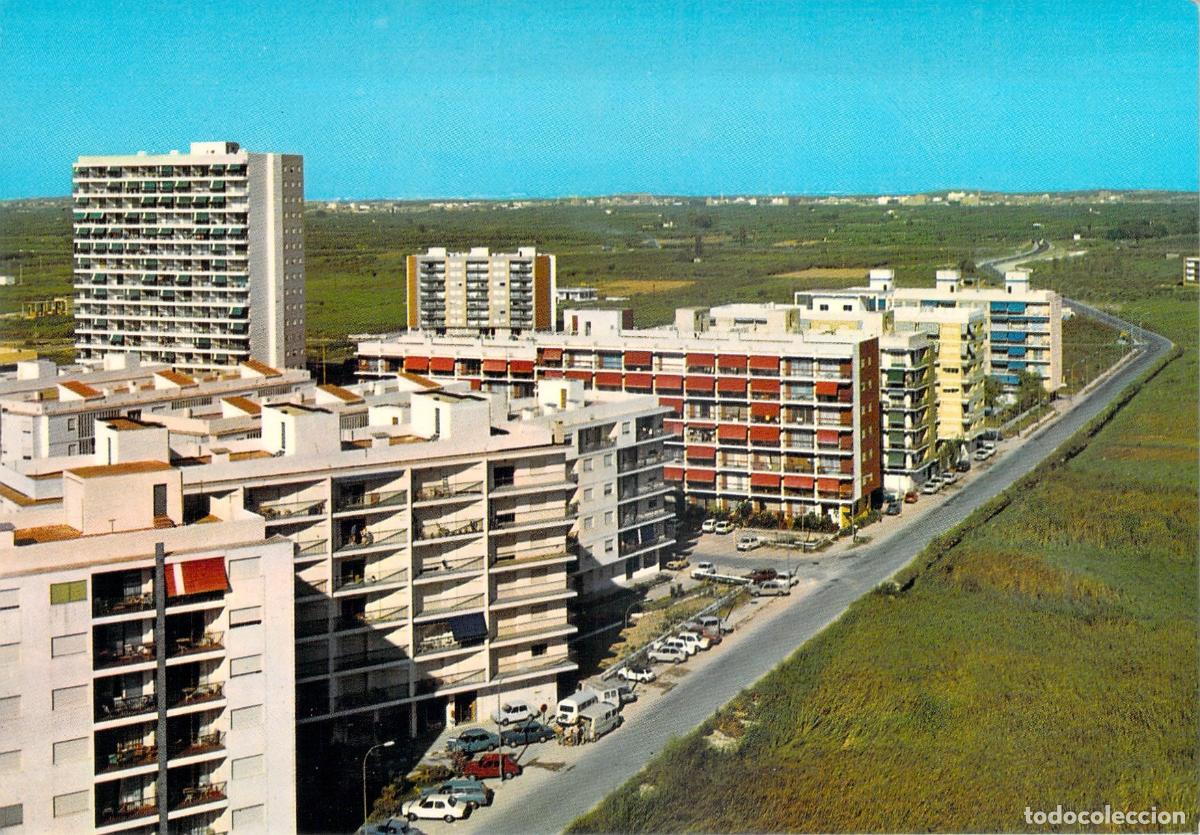 Postales: Postal de Puebla de Farnals Valencia Vista Parcial con Edificios