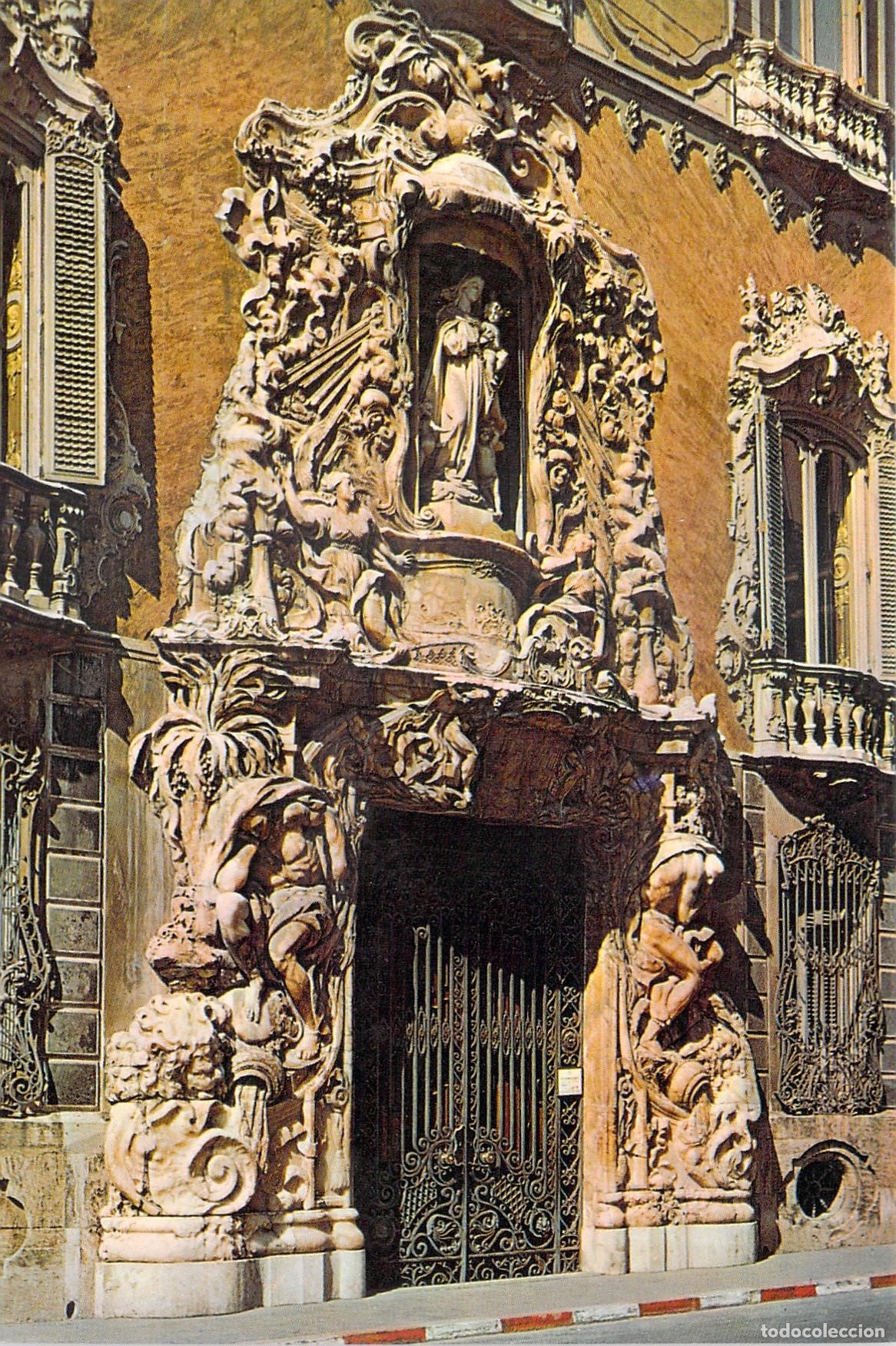 Postales: Postal Palacio del Marqu&eacute;s de Dos Aguas y Museo de Cer&aacute;mica Valencia