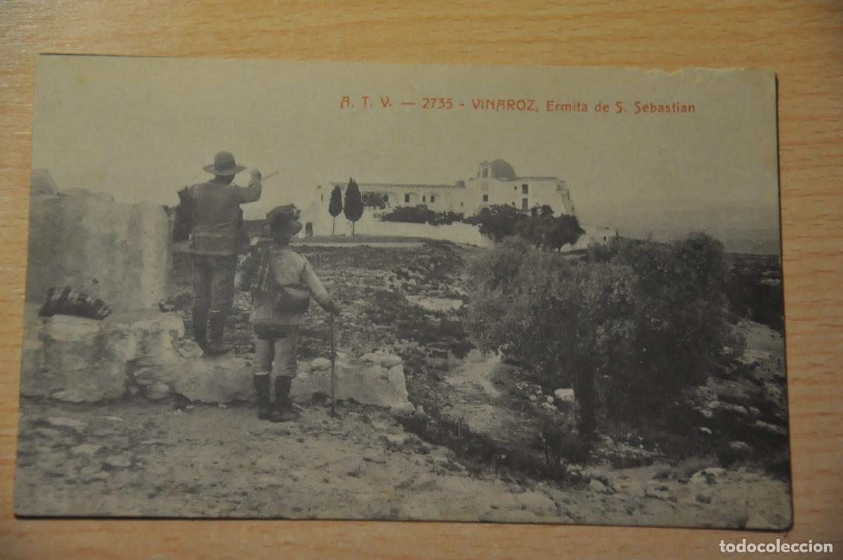 Postales: postal vinaroz, ermita de s. sebastian, atv 2735