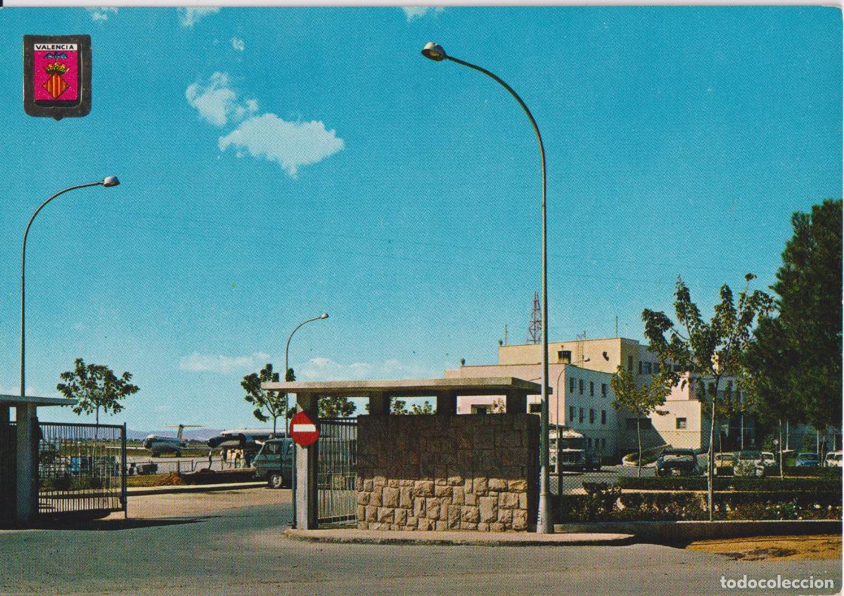 Postales: VALENCIA, AEROPUERTO INTERNACIONAL DE MANISES - ESCUDO DE ORO N&ordm;1065 - ESCRITA