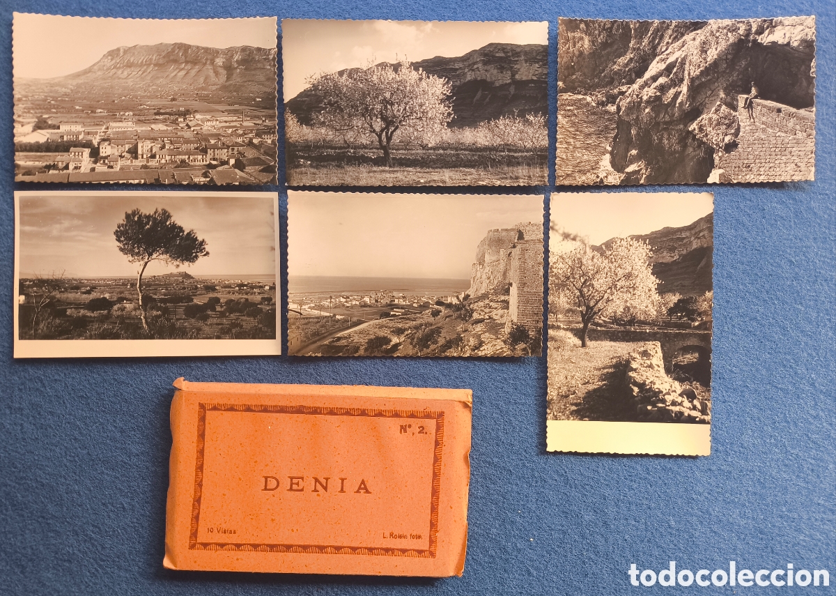 Postales: DENIA POSTAL FOTOGR&Aacute;FICA LOTE 16 ALACANT ALICANTE C. 1955