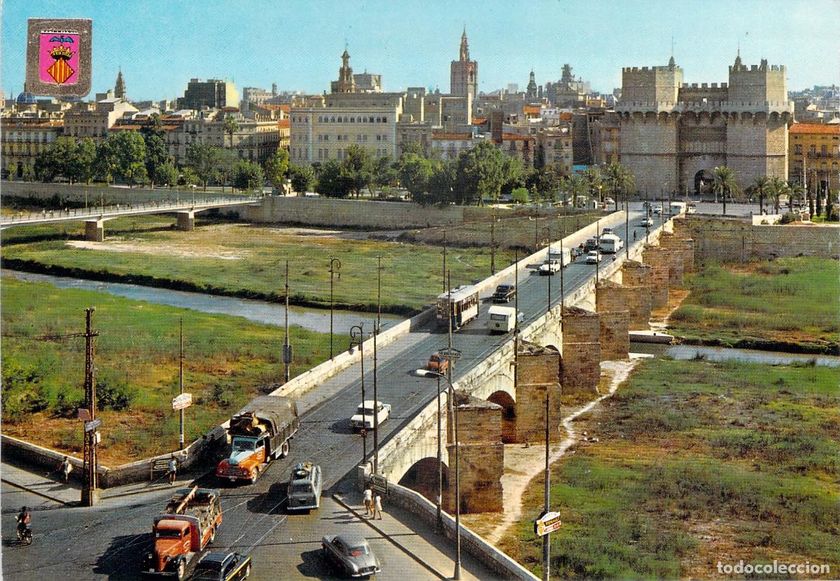 Postales: Postal de Valencia: Puente y Torres de Serranos