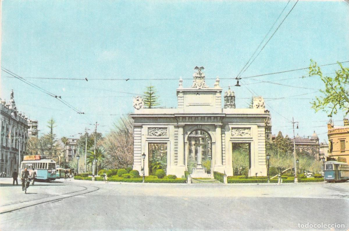 Postales: Postal de Valencia Cruz de los Ca&iacute;dos en Jardines de la Glorieta