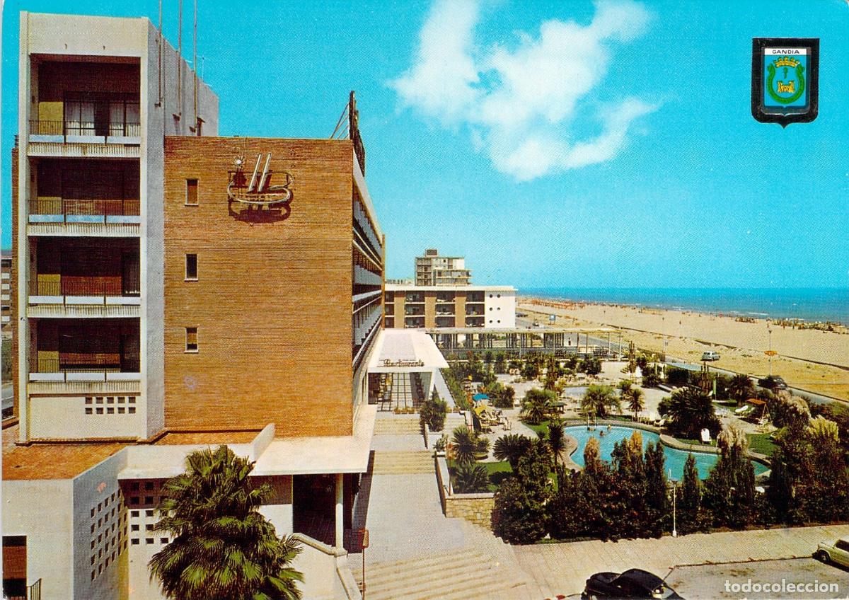 Postales: Postal de Gandia Valencia Hotel Bayren con Piscina