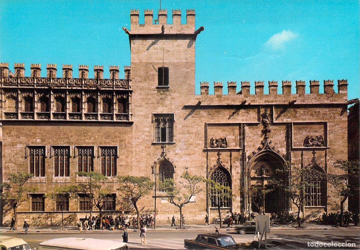 Postales: Postal de la Lonja de la Seda en Valencia