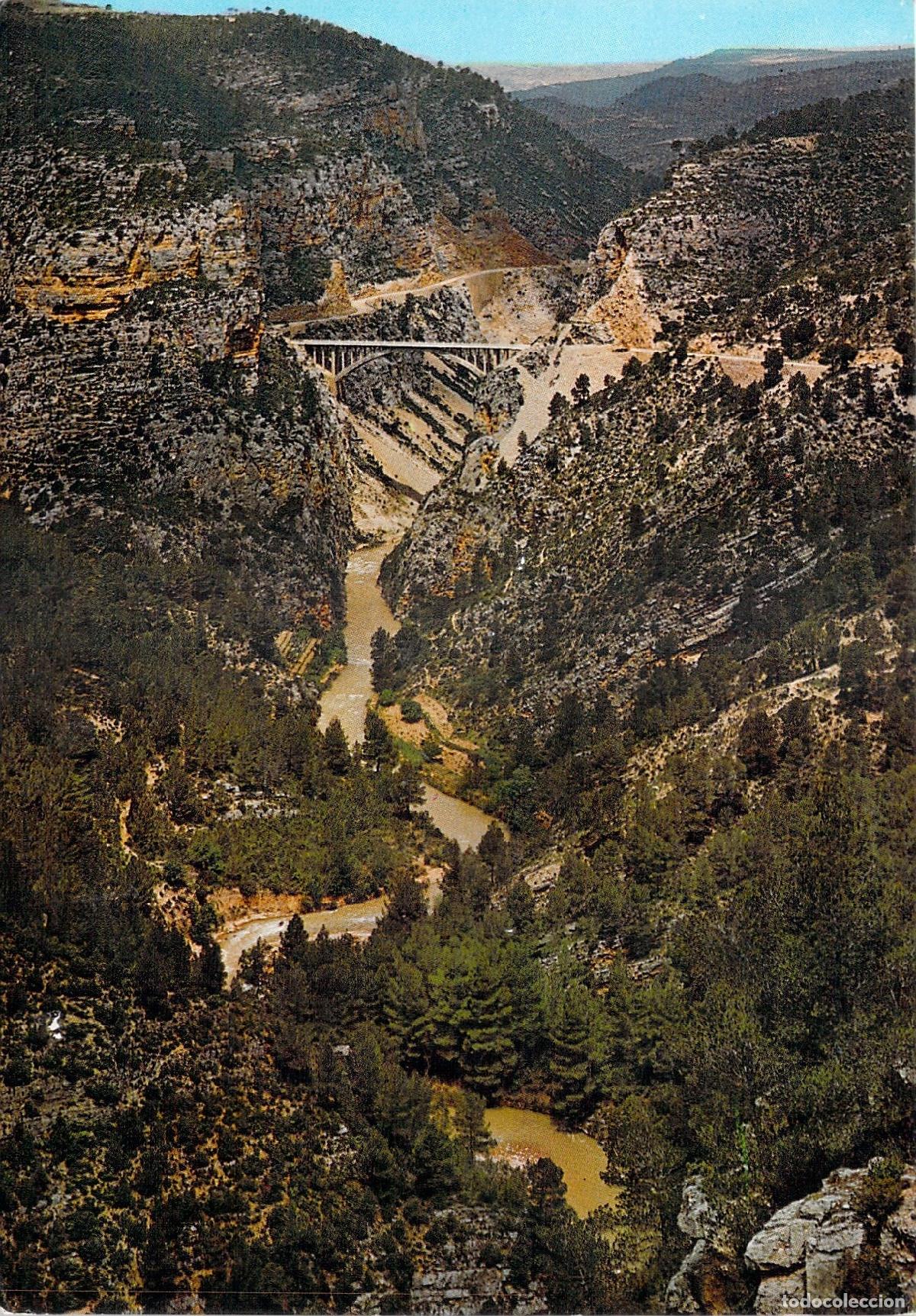 Postales: Postal Puente sobre el R&iacute;o Turia, Aras de Alpuente, Valencia