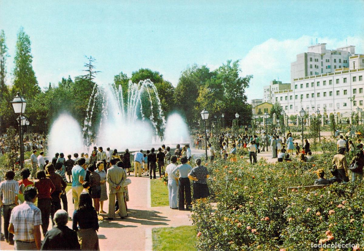 Postales: Postal Valencia Viveros Municipales con Gran Fuente y Jardines
