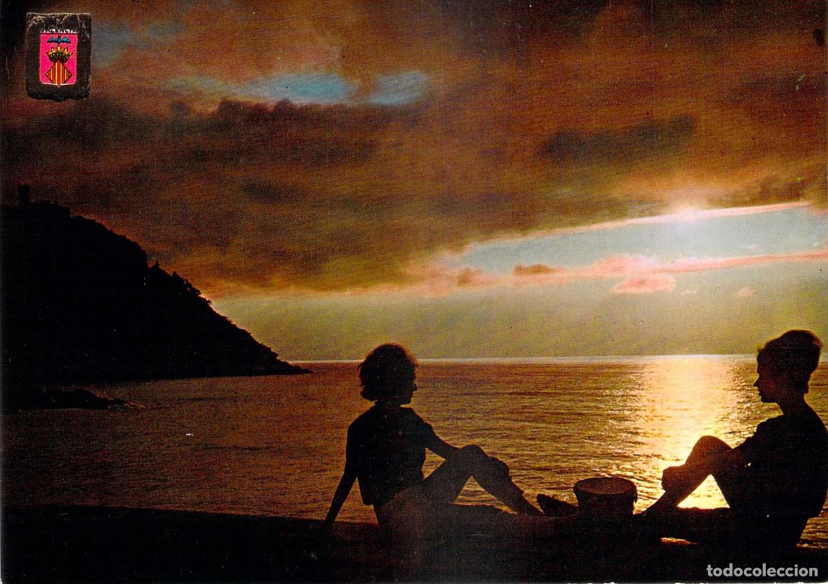 Postales: Postal de Valencia, Playas a Contraluz con Atardecer