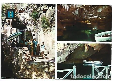 Postales: ENTRADA A LA GRUTA - GRUTA DE SAN JOSE, SALA DE LOS MURCIELAGOS - EMBARCADERO.- VALL DE UXO