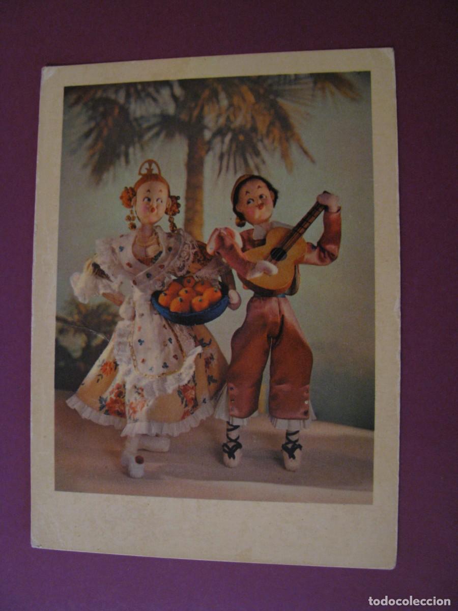 Postales: POSTAL DE VALENCIA. TRAJE TIPICO REGIONAL. MU&Ntilde;ECOS ORIGINALES DE NISTIS.