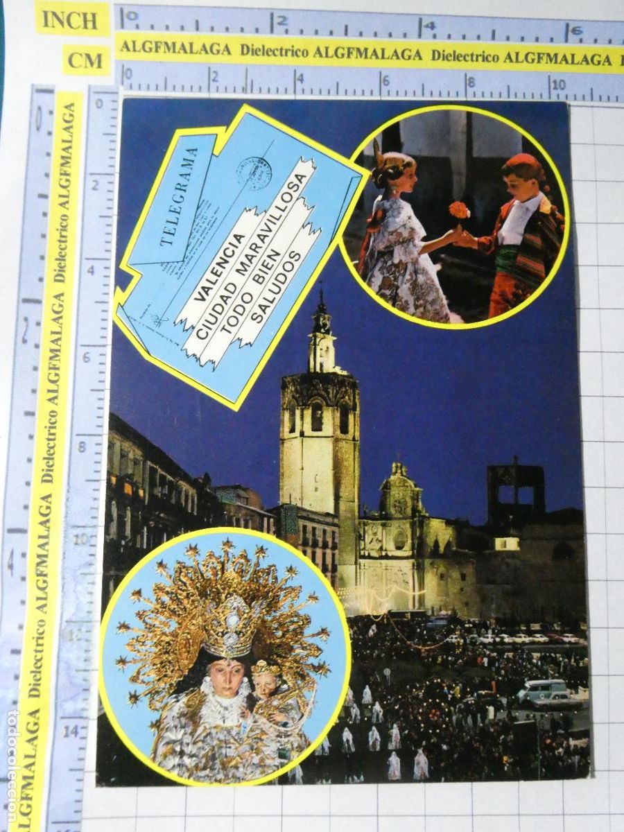 Postales: POSTAL DE VALENCIA. A&Ntilde;O 1971. FIESTAS DESFILE FALLAS VIRGEN. 170 GARRABELLA. 2474