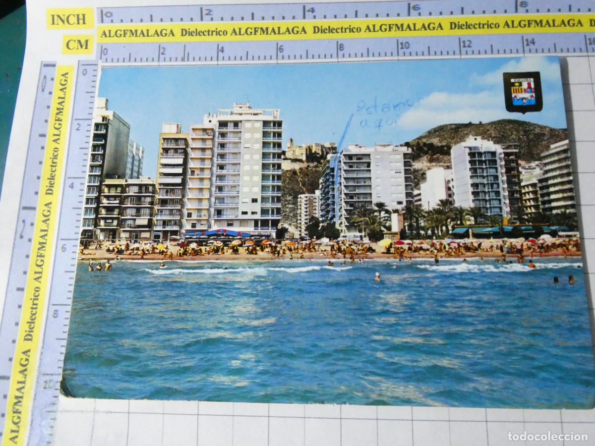Postales: POSTAL DE VALENCIA. A&Ntilde;O 1972. CULLERA PLAYA DE SAN ANTONIO 293 ESCUDO ORO. 2483