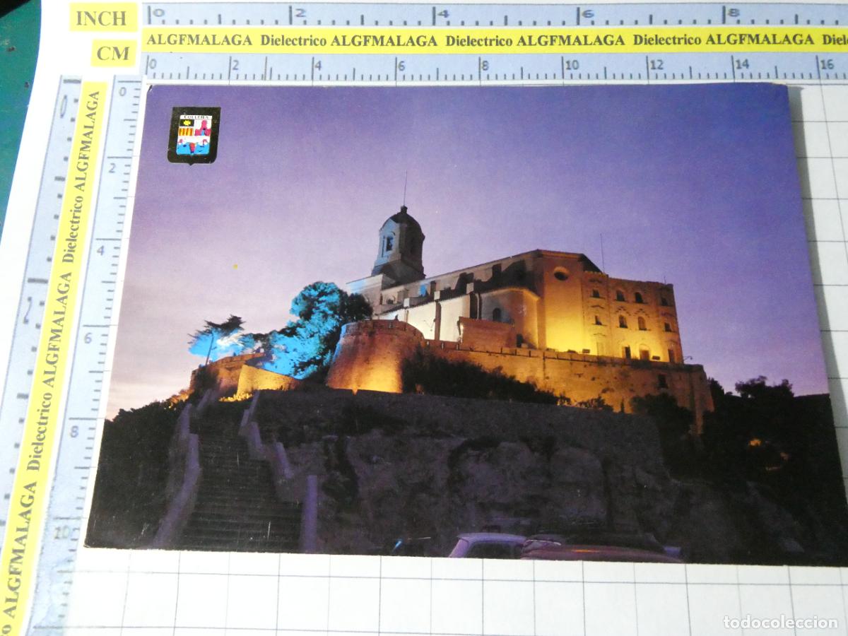 Postales: POSTAL DE VALENCIA. A&Ntilde;O 1969. CULLERA CASTILLO ILUMINADO 253 ESCUDO ORO 2486