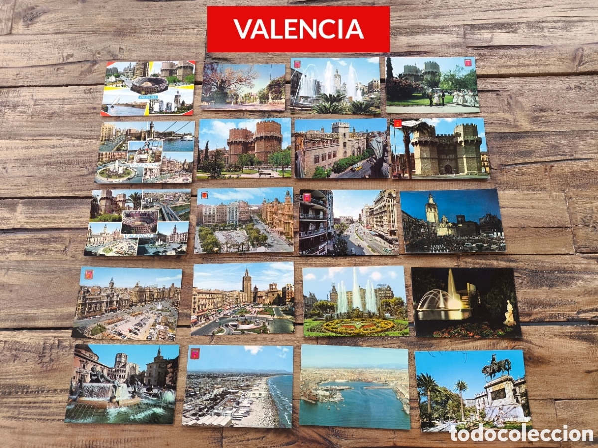 Postales: Lote 339 postales Valencia Albufera Sagunto Cullera Gand&iacute;a X&aacute;tiva Oliva Daimuz Bellreguard Piles ...