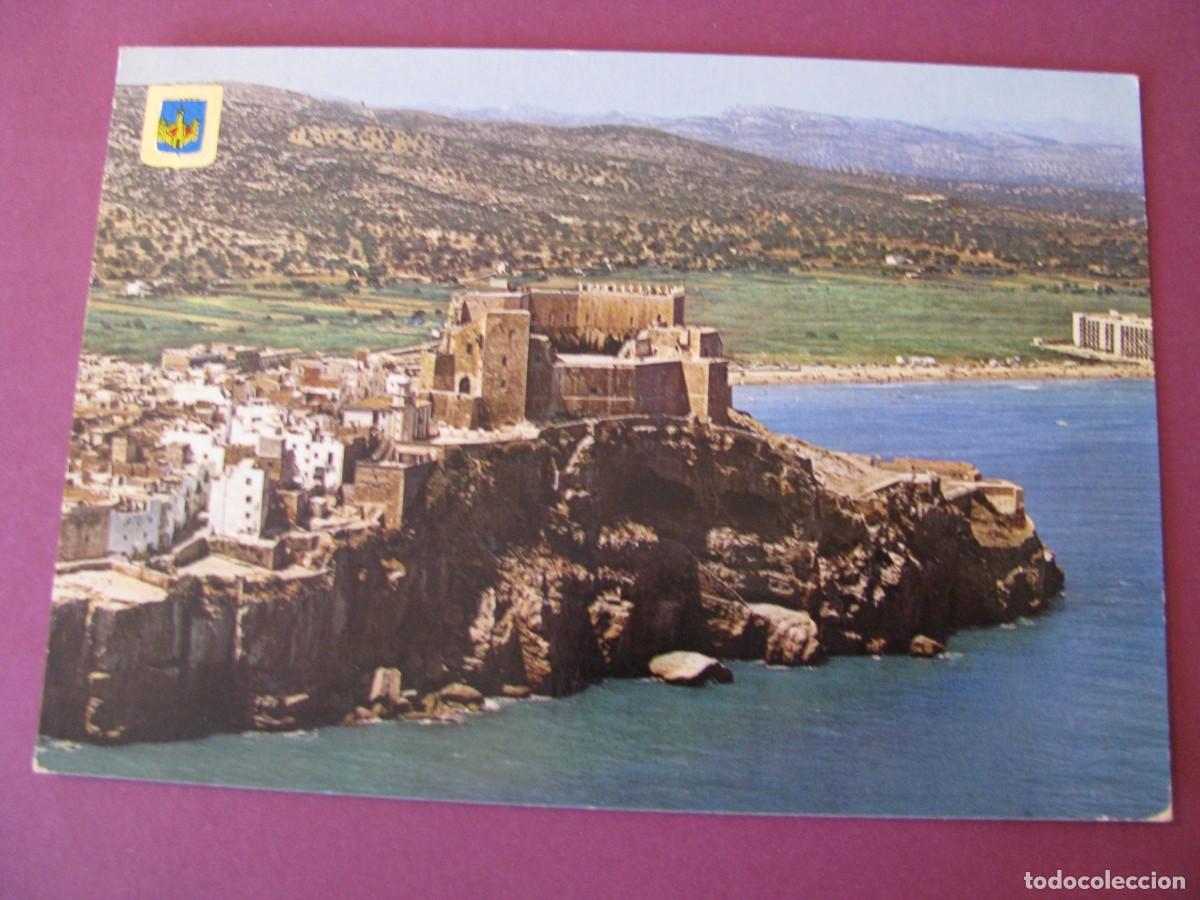 Postales: POSTAL DE PE&Ntilde;ISCOLA. CASTILLO Y PLAYA. COMAS ALDEA.