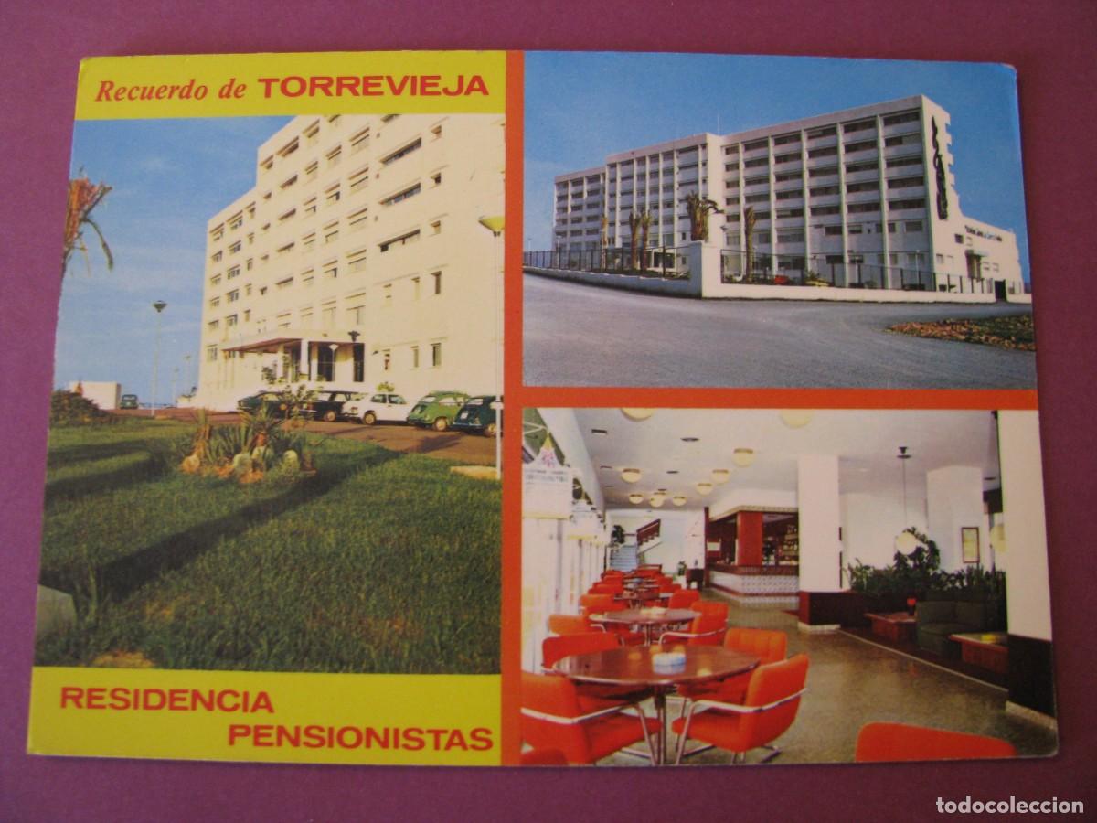 Postales: POSTAL DE TORREVIEJA. RESIDENCIA PENSIONISTAS. MUTUALIDAD LABORAL DE AHORRO Y PREVISION.