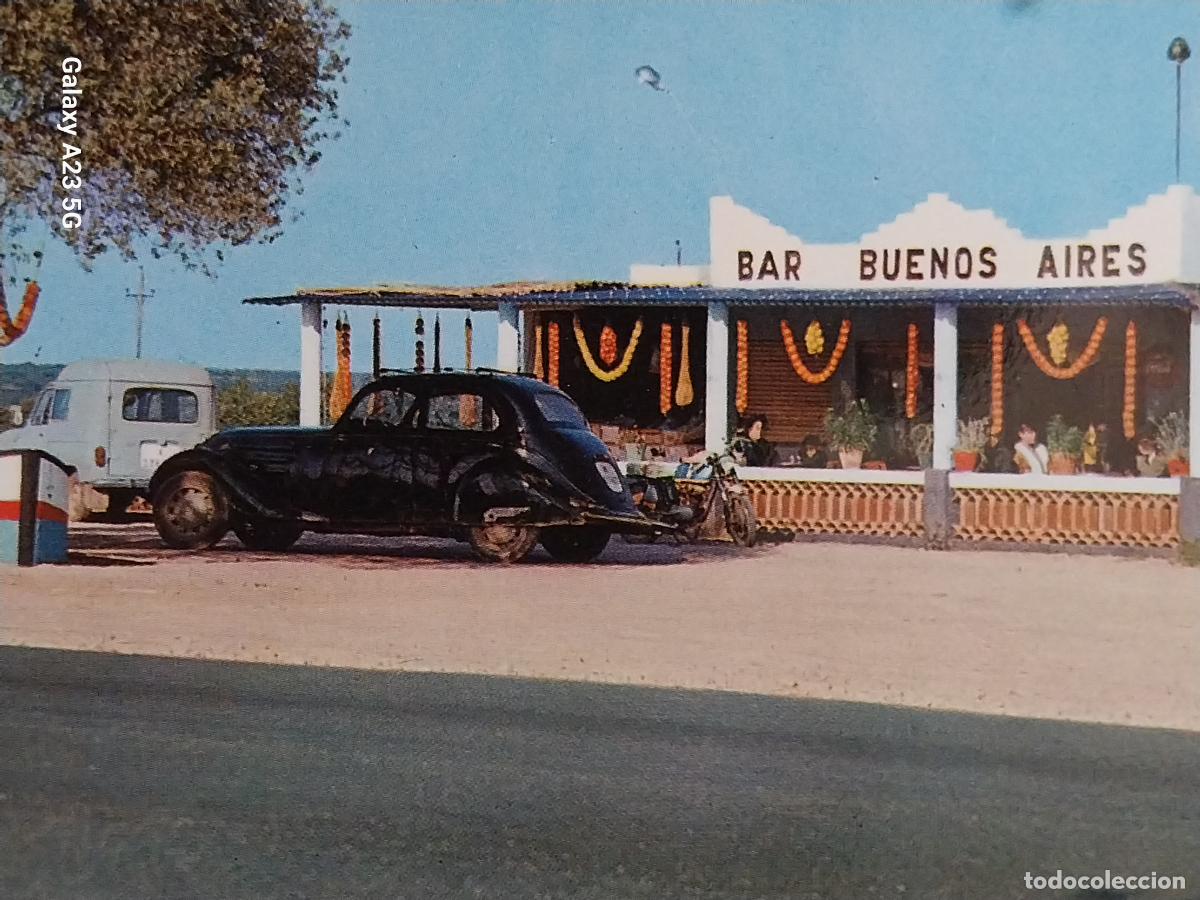 Postales: RIBERA DE CABANES RESTAURANT BUENOS AIRES ED ARTFI SC ORIGINAL ANIMADA COCHES CLASICOS