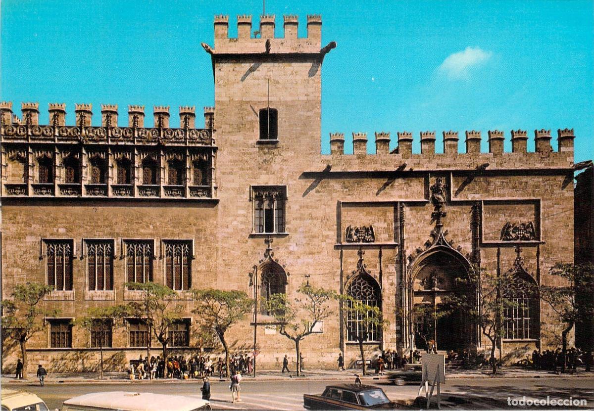 Postales: Postal de la Lonja de la Seda en Valencia