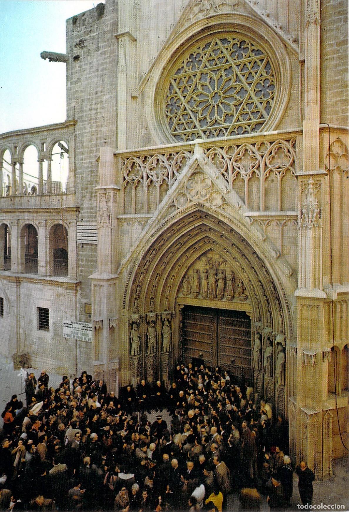 Postales: Postal del Tribunal de las Aguas en la Catedral de Valencia