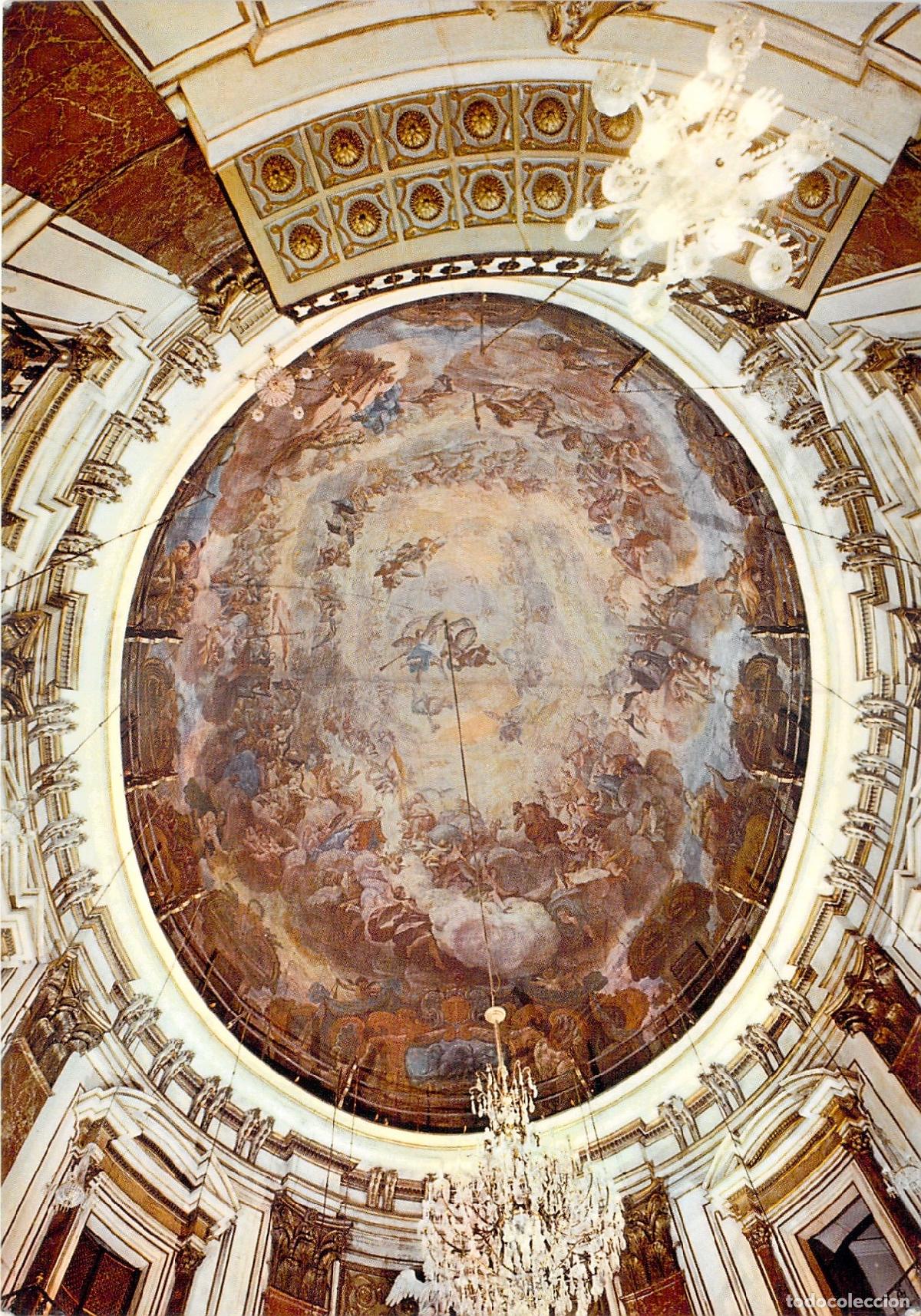 Postales: Postal de la B&oacute;veda de la Bas&iacute;lica de los Desamparados, Valencia